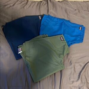 Lot of 3 Cherokee Scrub Tops